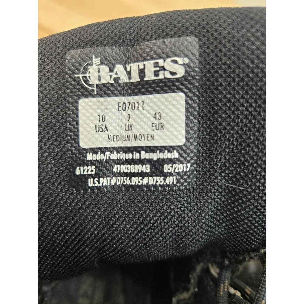 Men's Bates Shock FX Mid Cut Tactical Boot Size‎ 10 E07011 Brown Leather